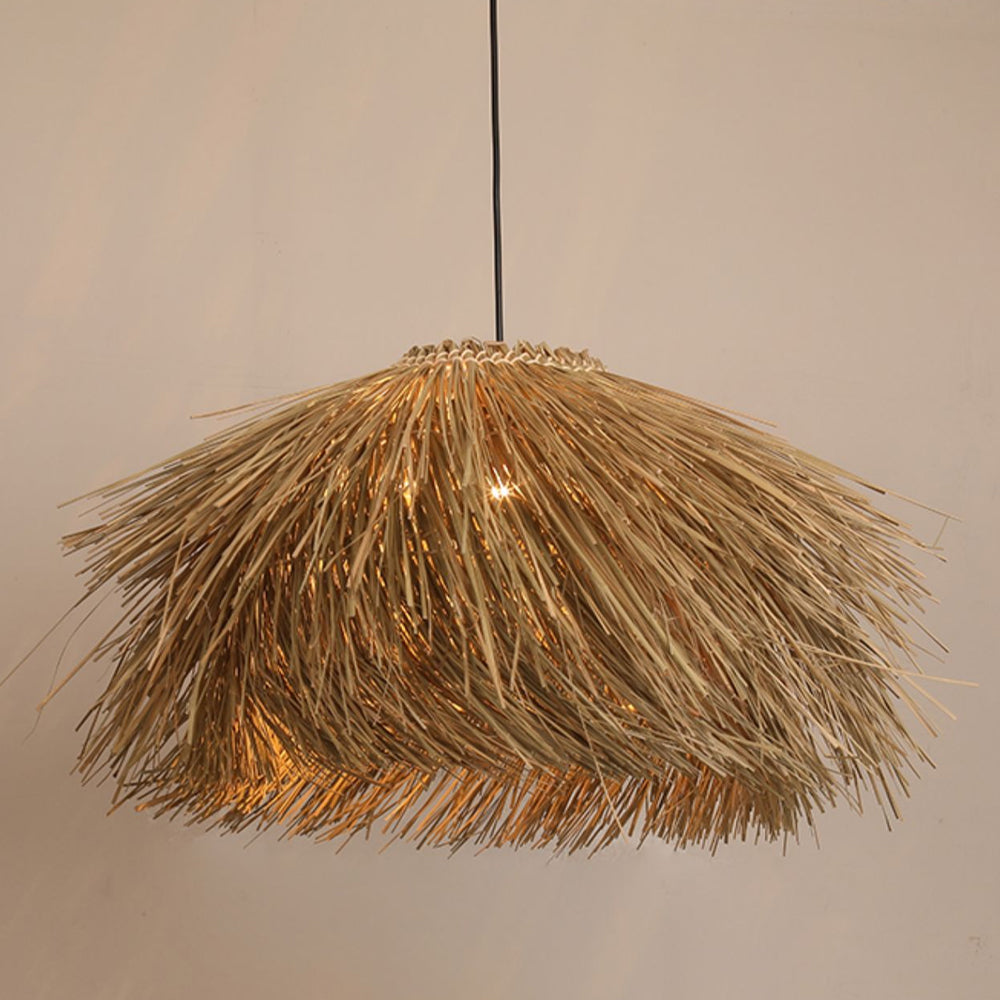 Arturesthome Southeast Asia B&B Retro Rattan Chandelier Wabi-sabi Bedroom Pendant Light