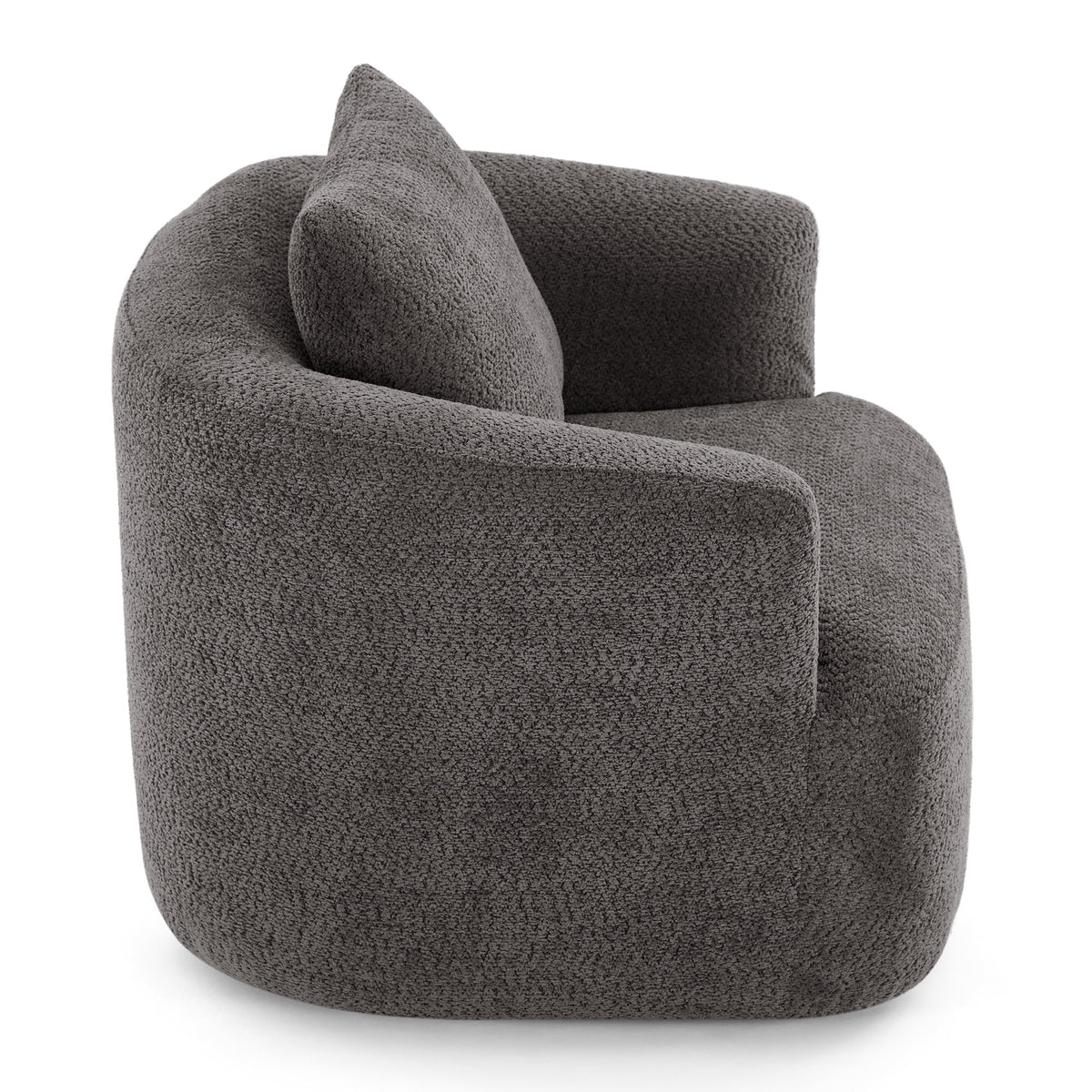 Harper & Bright Designs 360�� Swivel Accent Chair, Barrel Chair Swivel Upholstered Sofa Chair with Cushion for Living Room Office, Beige