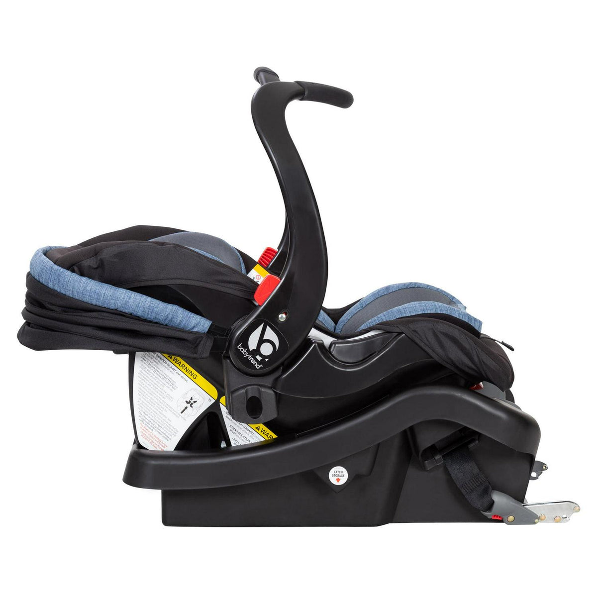Baby Trend Secure Snap Tech™ 35.00 lbs Infant Car Seat. Blue Chambray