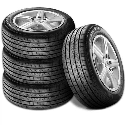 Set of 4 Pirelli Cinturato P7 All Season 245/45R18 100H XL High Performance Tires P2131000 / 245/45/18 / 2454518 Fits: 2016-23 Chevrolet Malibu LT, 2017-19 Mercedes-Benz E300 4Matic