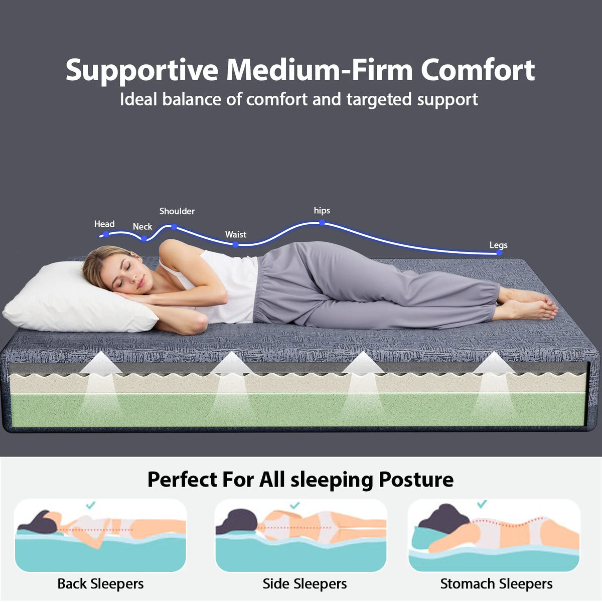 CHITOOMA Electric Adjustable Bed Frame Queen with Massage (4 Modes & 3 Intensities), Wireless Remote, Zero Gravity, 4 USB Ports, Under-Bed Nightlight, 3 Minutes Fast Assembly