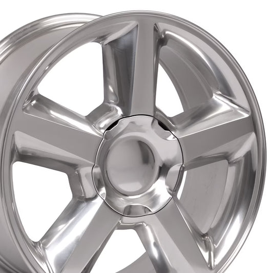 20 inch Rim fits 1995-2019 Chevrolet Tahoe Polished 20x8.5 Aluminum Wheel Direct Fit