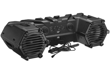 Boss Audio 8-Inch 700-Watt All-Terrain Marine Audio Sound System & LED Light Bar