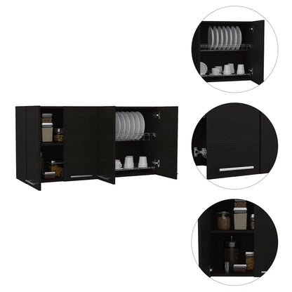 Cfowner 3 Door Wall Mounted Storage Cabinet, 47.20" W x 23.6" H x 13.10" D, White