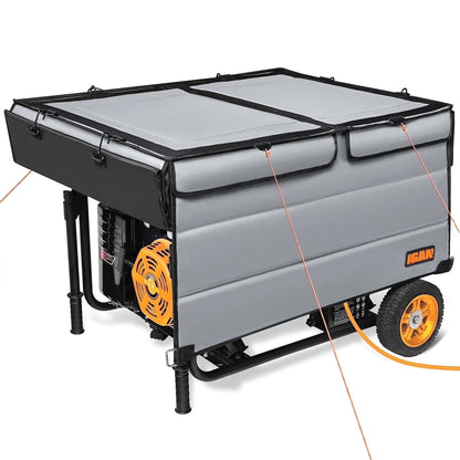 IGAN Generator Tent Waterproof Portable Cover for 3500�C12000 Watt 9,2 lb. Black