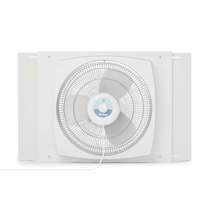 Air King Storm Guard 16" 3-Speed 1/16 HP Plastic Blade Ball Bearing Window Fan