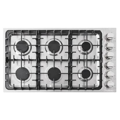 3 Piece Kitchen Package With 36" Gas Cooktop 36" Under Cabinet Range Hood 24" Single Electric Wall Oven