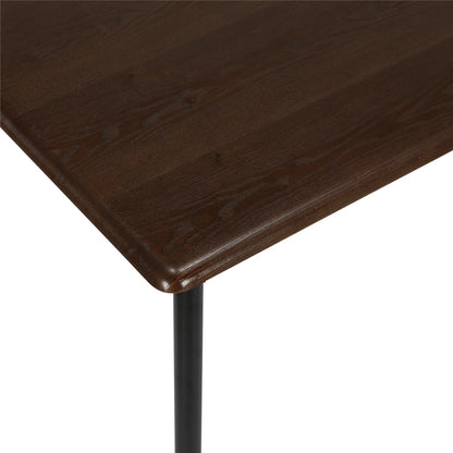 Mainstays 5-Piece Wood & Metal Dining Room Set, Seats 4, Canyon Walnut & Black