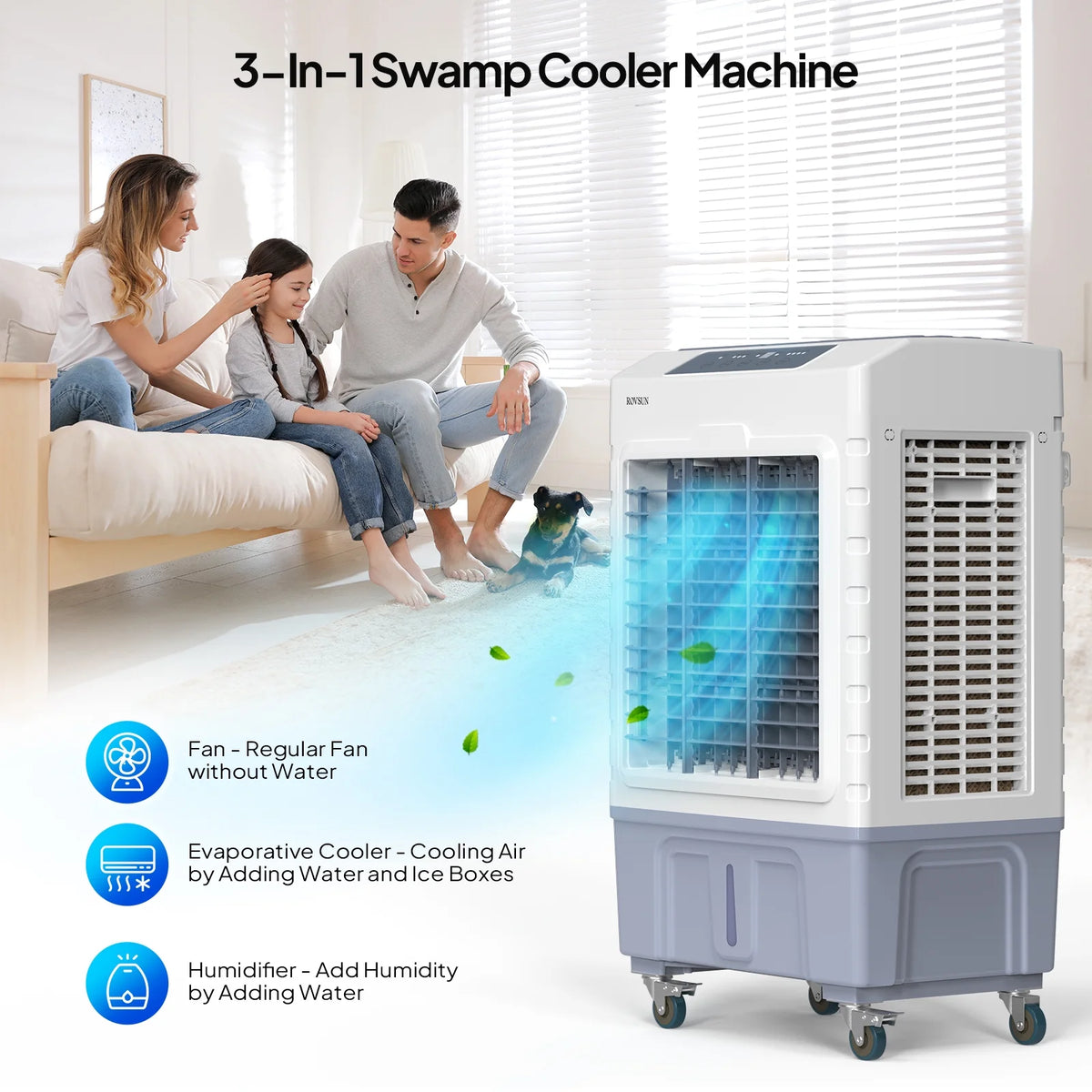 ROVSUN Portable Air Conditioners, White