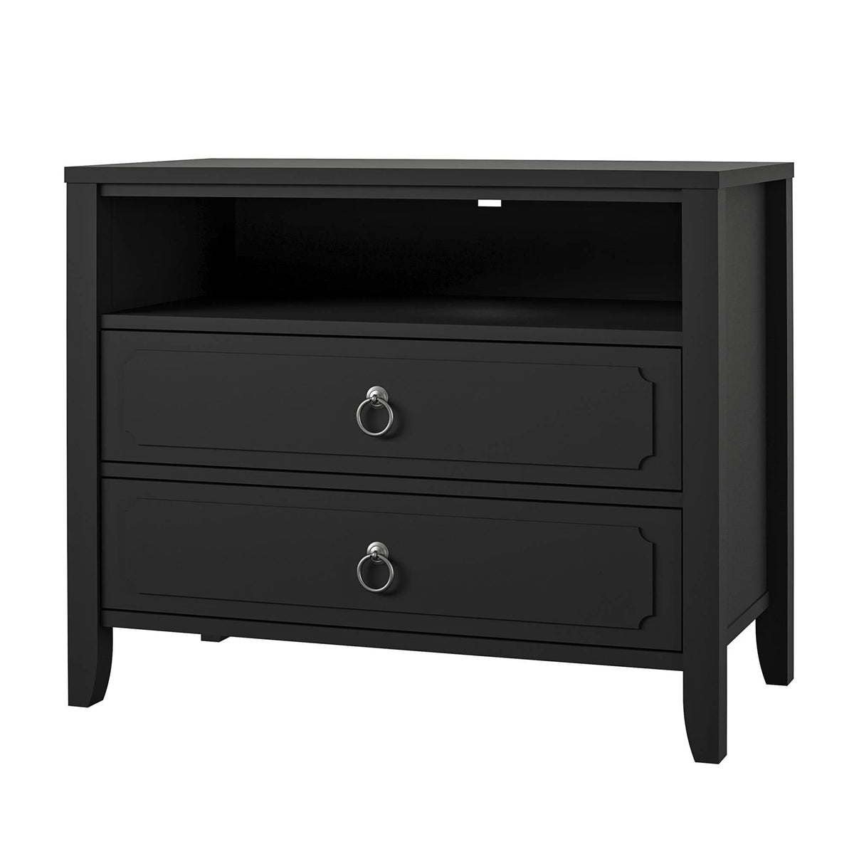Her Majesty 2 Drawer Nightstand, Mustard Yellow