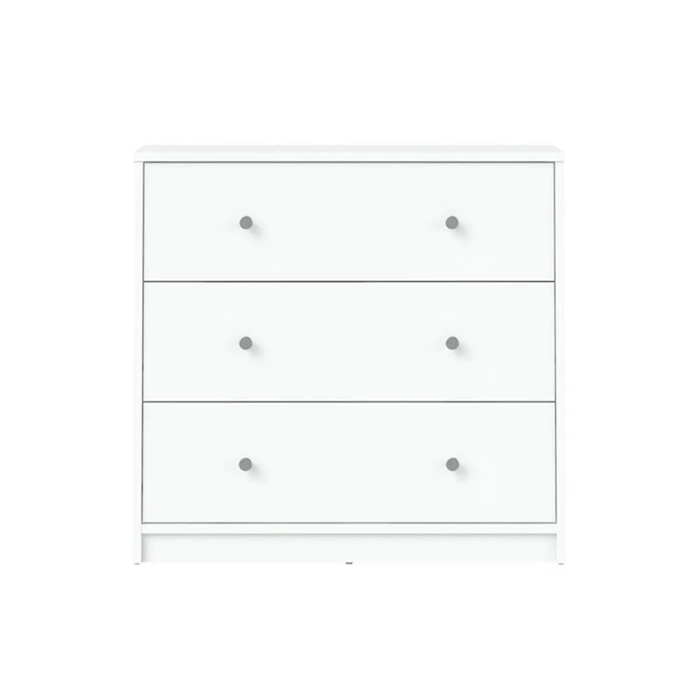 Home Square 4 Piece Bedroom Set With Dresser, Chest and 2 Nightstands in White
