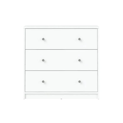 Home Square 4 Piece Bedroom Set With Dresser, Chest and 2 Nightstands in White