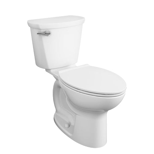 American Standard Cadet Pro Compact Tall Height 14 in. Rough-In 2-Piece 1.6 GPF Single Flush Elongated Toilet in White, Seat Not Included