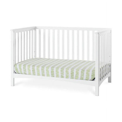 Child Craft London 4-in-1 Convertible Crib. Baby Crib Converts to Day Bed. Toddler Bed and Full Size Bed. 3 Adjustable Mattress Positions. Non-Toxic. Baby Safe Finish (Matte White)