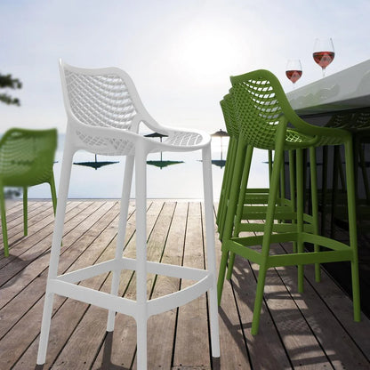 Compamia Air Patio Bar Stool in Black