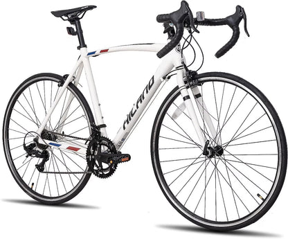 Hiland Road Bike,Shimano 14 Speeds,Light Weight Aluminum Frame,700C Racing Bike for Men