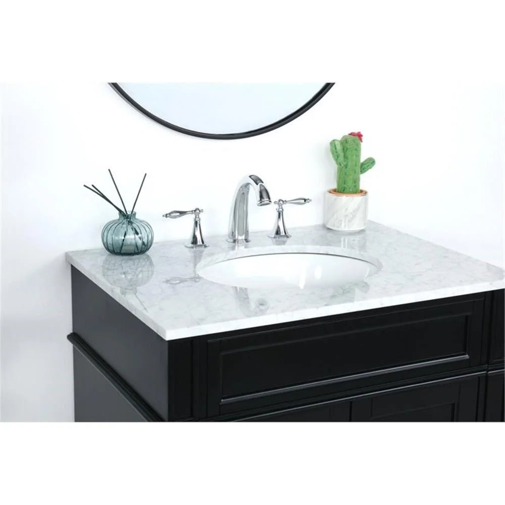 Elegant Kitchen and Bath 30 inch Single bathroom vanity in Grey