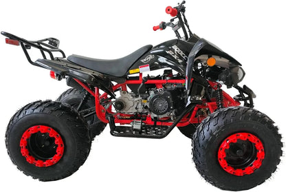 X-Pro Brand New 200cc Gas ATV, Automatic Transmission with Reverse LED Headlights Big 23"/22" Tires