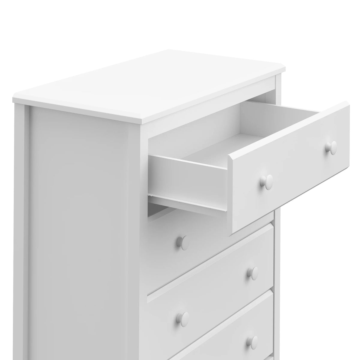 Storkcraft Alpine 4 Drawer Nursery Dresser, White