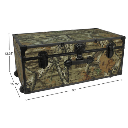 Seward Collegiate Collection Footlocker Trunk with Wheels
