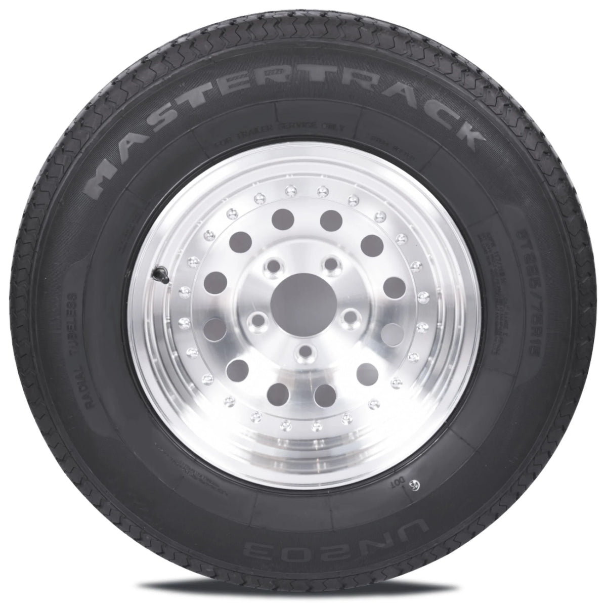 Mastertrack UN203 ST205/75R14 8 Ply 105/101N Load Range D Radial Trailer Tire - ST 205/75/14 205/75R14,Set of 2(No Wheels)