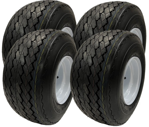 Golf Cart Wheels and Tires Combo 4 Pk18x8.50-8 OEM 8" Fits Club Car, Cushman, EZGO
