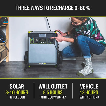 Goal Zero Yeti 6000X Portable Power Station 6071Wh Battery Generator for Home Backup, Camping