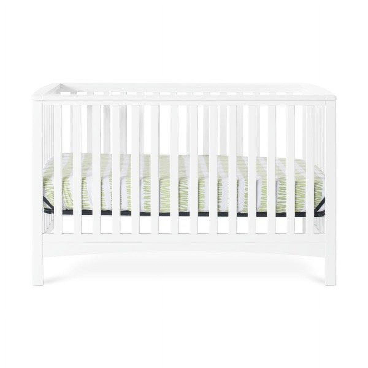 Child Craft London 4-in-1 Convertible Crib. Baby Crib Converts to Day Bed. Toddler Bed and Full Size Bed. 3 Adjustable Mattress Positions. Non-Toxic. Baby Safe Finish (Matte White)