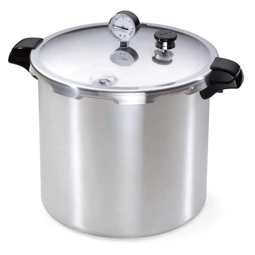 23 qt. Aluminum Pressure Canner with Rack