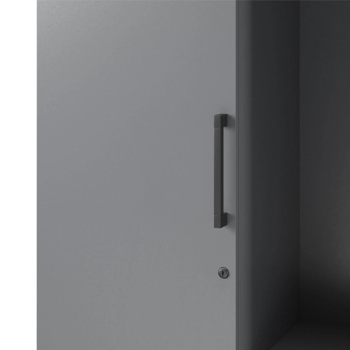 Shelby Tall Garage Storage Cabinet with 1 Door and Hang Rod, Graphite