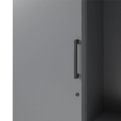 Shelby Tall Garage Storage Cabinet with 1 Door and Hang Rod, Graphite