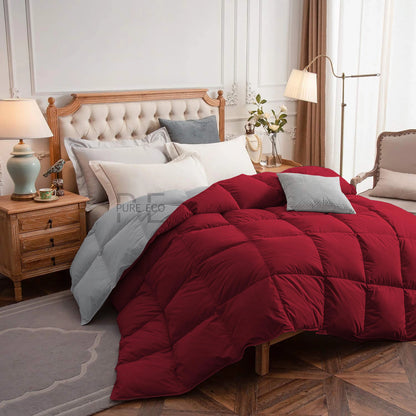 Ayanshi Hotel Bedding Comforter Twin Size, Duvet Insert, Quilted Comforter with Corner Tabs, All Season Lightweight Quilt, Down Alternative Hotel Comforter Twin Size 68X90 Baby Pink