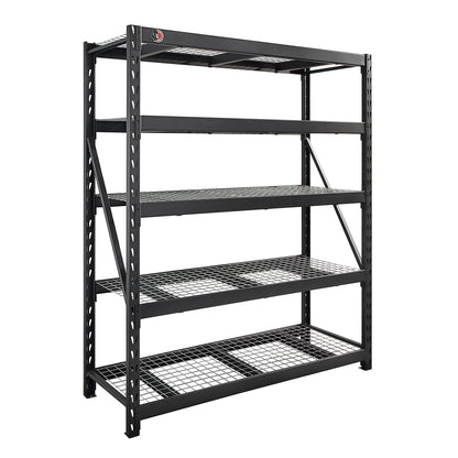 Gorilla Rack 5-tier Industrial Rack, 72' x 24' x 84'