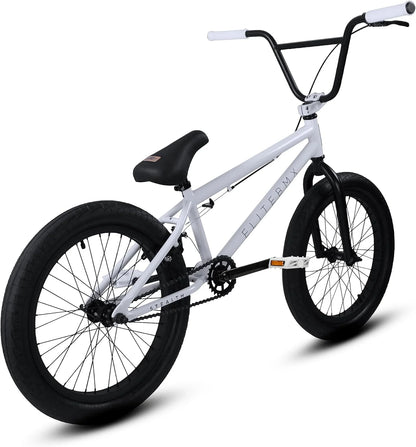 Elite BMX Bicycle 20” Freestyle Bike - Stealth Blue Purple Ideal for Ages 7 to 18 Years