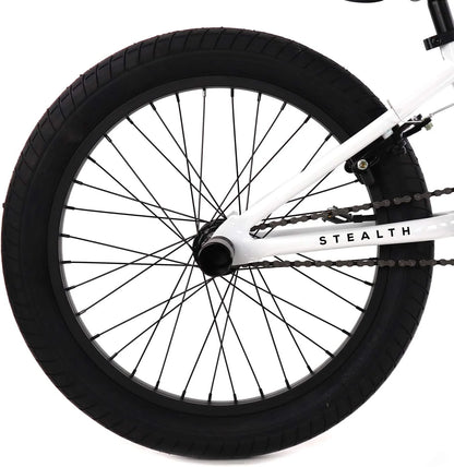 Elite BMX Bicycle 20” Freestyle Bike - Stealth Blue Purple Ideal for Ages 7 to 18 Years