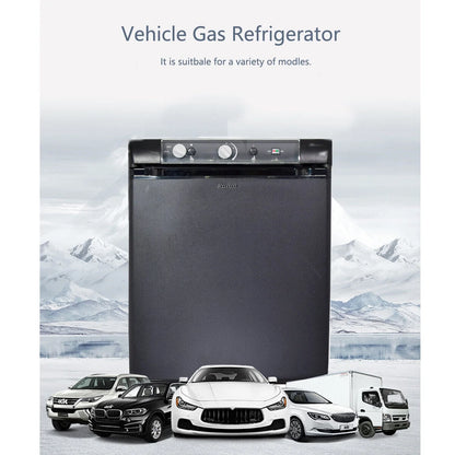 Smad 3 Way Caravan Propane Fridge 110V/12V/LPG Gas Refrigerator for RV Campervan 2.1 Cu ft