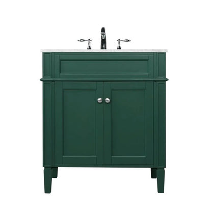 Elegant Kitchen and Bath 30 inch Single bathroom vanity in Grey
