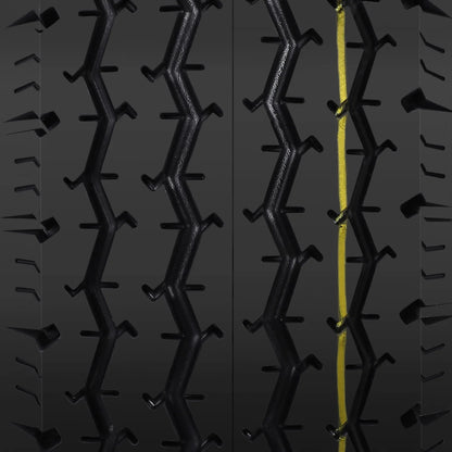 Set of 2 5.30-12 5.30x12 530-12 5.30-12 Trailer Tires with 12" Rims, 5 Lug on 4.5", Load Range C, 6PR