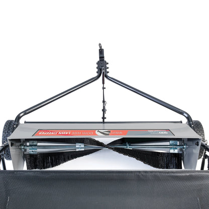 Ohio Steel Tow Behind Lawn Sweeper, 42 inch, 22 Cu. ft, Heavy-Duty Leaf and Grass Collector, Patented Spiral Brush