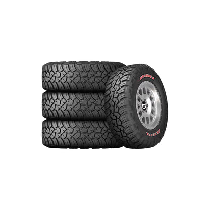 Set of 4 General Grabber X3 LT35X12.50R20 121Q E Tires