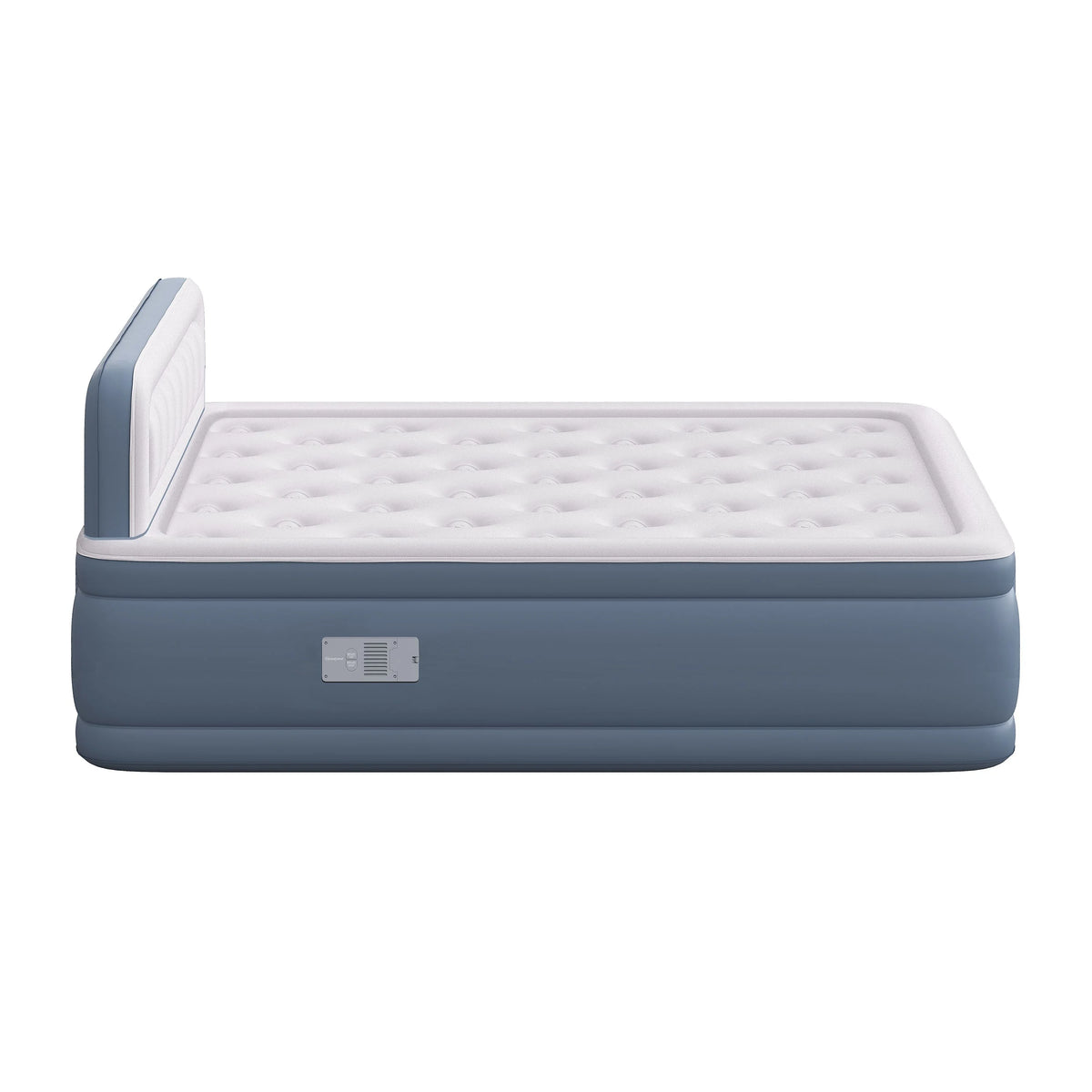 Beautyrest Headboard Luxarest 24" Queen Size Raised Air Mattress with Built-in Pump