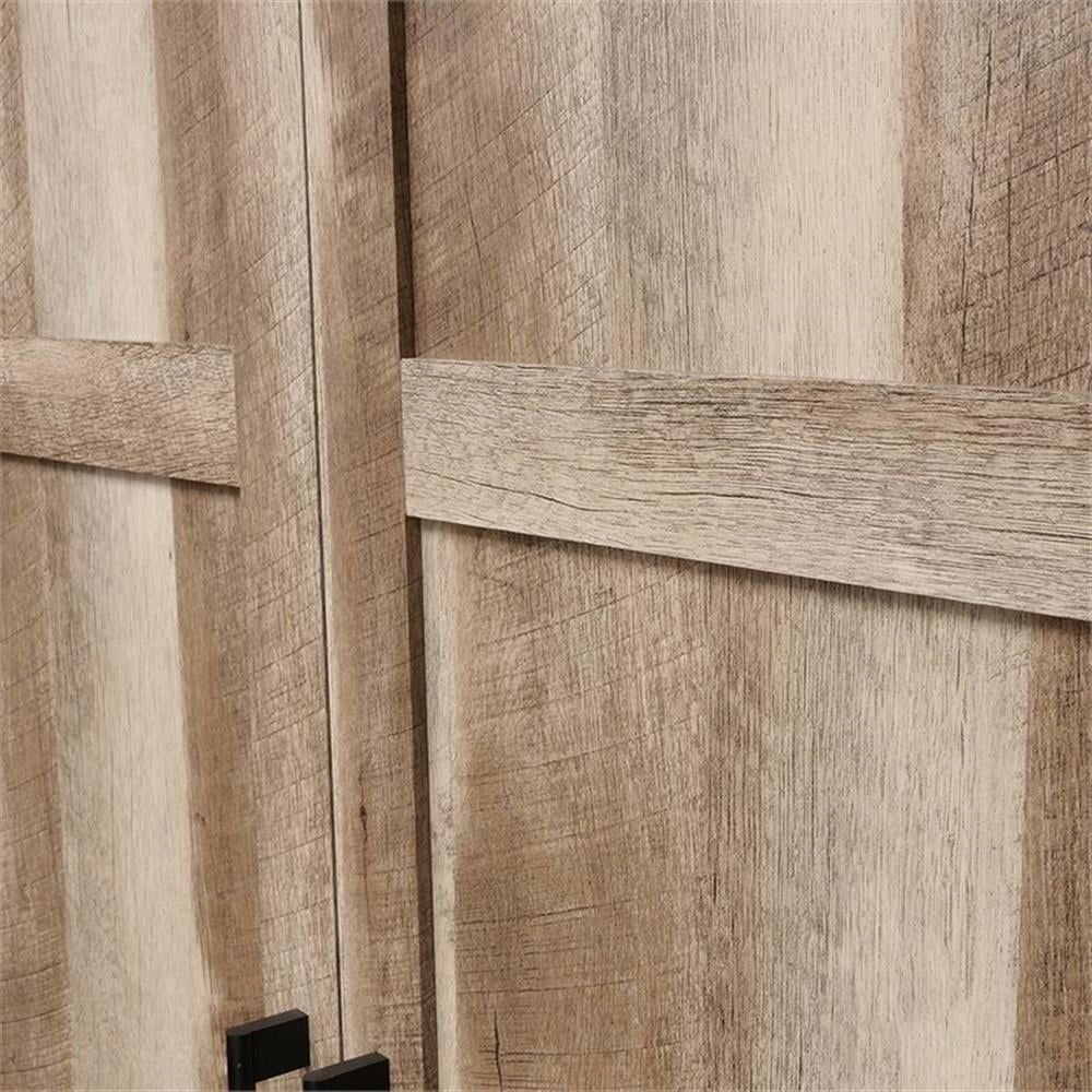 Pemberly Row Contemporary Engineered Wood Pantry in White Finish