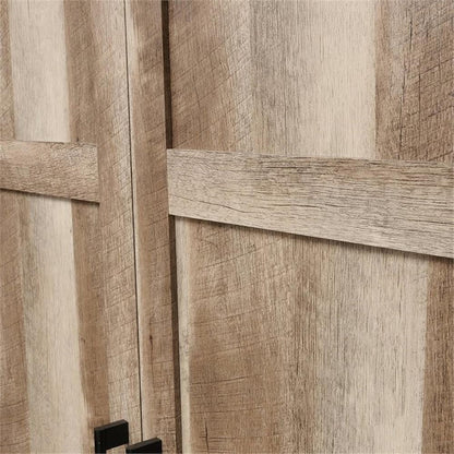 Pemberly Row Contemporary Engineered Wood Pantry in White Finish