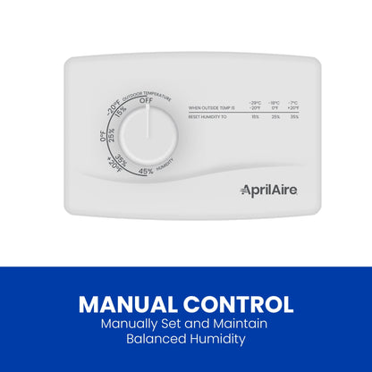 AprilAire 700 Whole-House Humidifier - Automatic - Large Capacity Fan-Powered Furnace Humidifier for Homes up to 4,200 Sq. Ft.