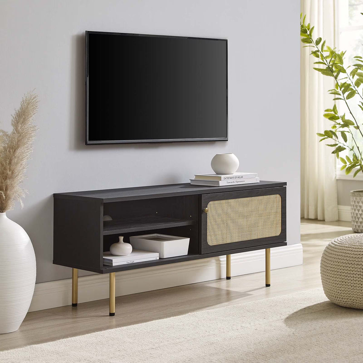 Modway Cambria 47" TV Stand in Oak