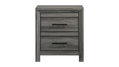 Denver Modern Style 4PC Full Size Bedroom Set Made With Wood in Gray Colour