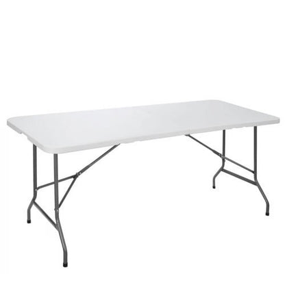 HXYHJ 3/4/6/8 FT Plastic Folding Tables - Ultra - Portable, Durable for Indoor & Outdoor Use - Ideal for Picnics, Camping, Parties and More-6 FT