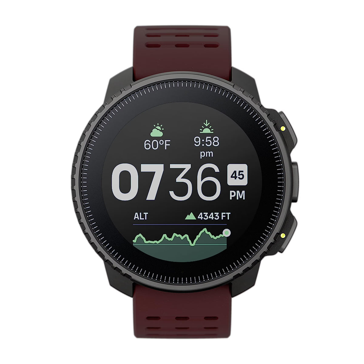 Suunto Vertical Watch, All Black, One Size