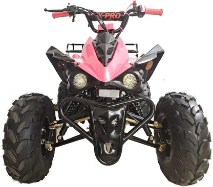 X-Pro Brand New Blast 125cc ATV with Automatic Transmission Reverse LED Headlights Big 19"/18" Tires