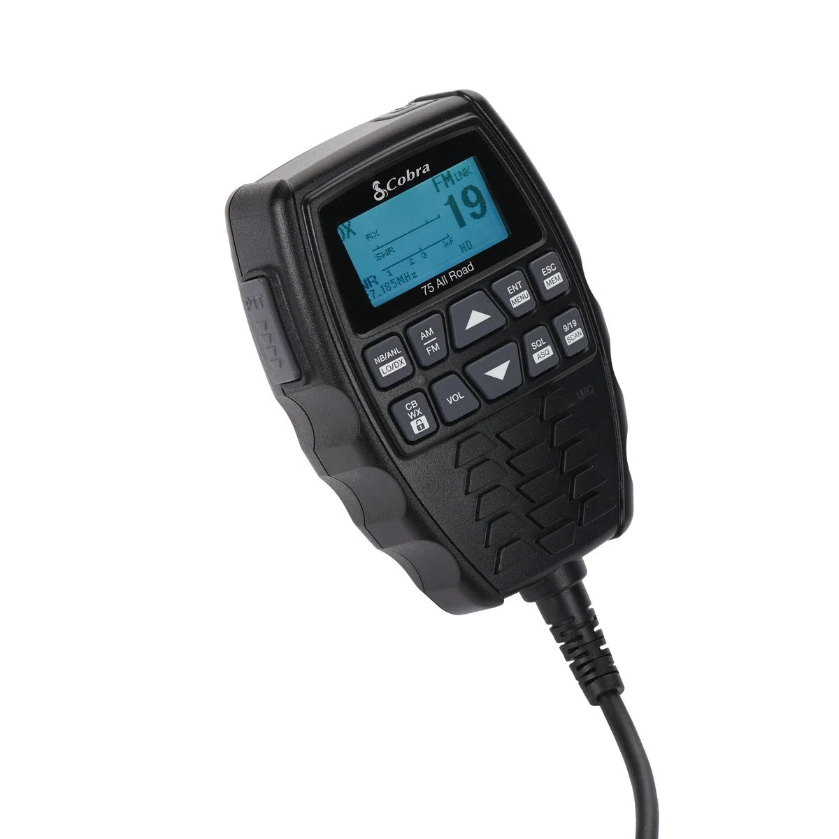Cobra 75 All Road Wireless CB Radio - Bluetooth, AM/FM, Noise Cancellation, Waterproof IP66
